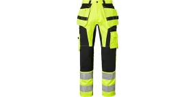 236 Lange werkbroek, unisex, fluogeel/zwart, 94