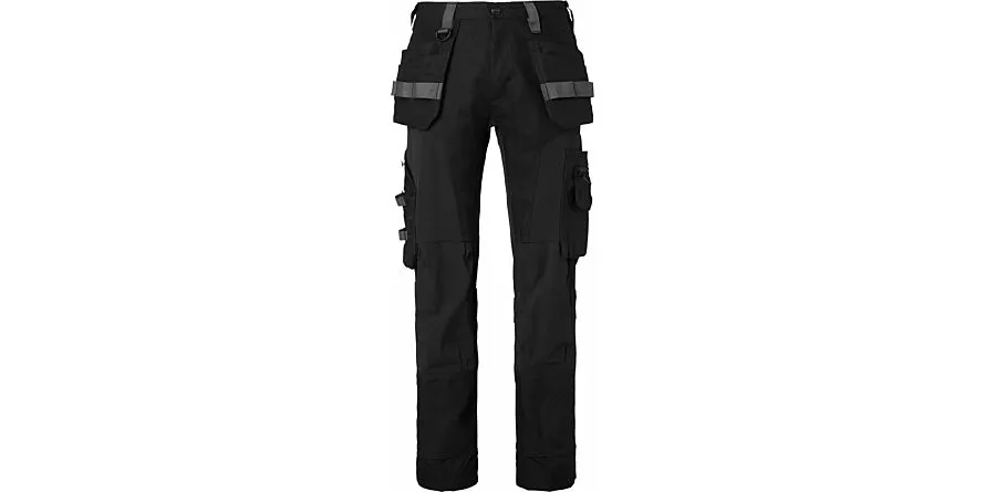 237 Lange werkmansbroek, heren, zwart, 60